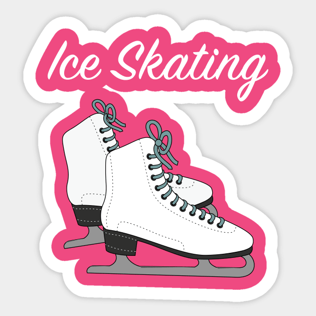 Ice Skating Sticker by vladocar